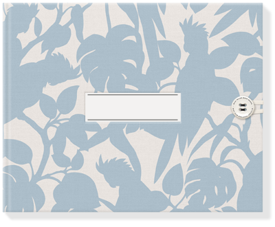 Designer cockatoo bespoke photo book fabric